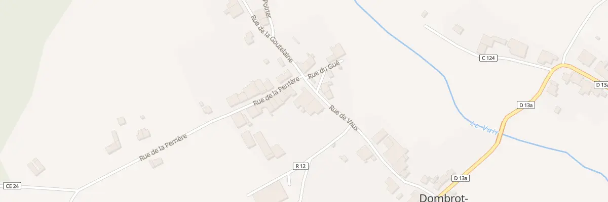 Plan du 391 Rue de Vaux à Dombrot-sur-Vair