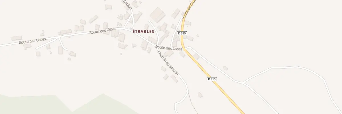 Plan du 5058 Etrables à Desingy