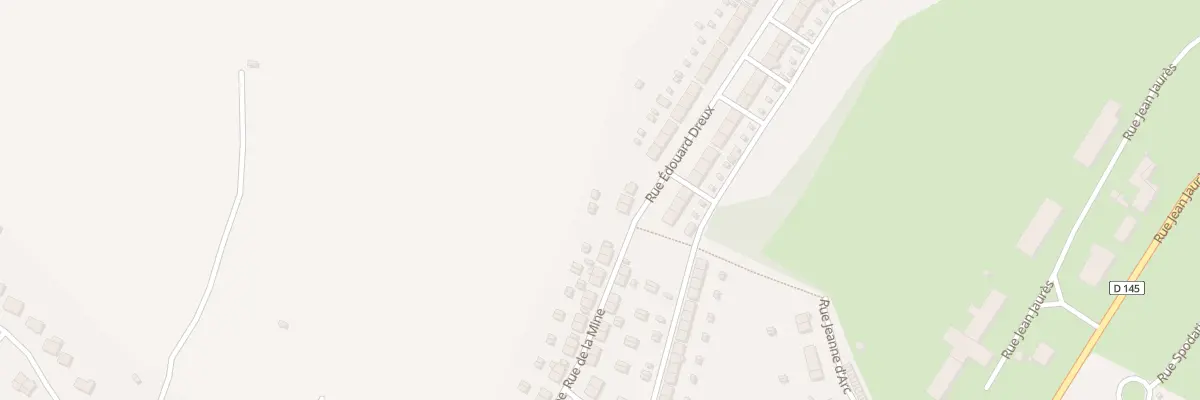 Plan du 78 Rue de la Mine à Tucquegnieux