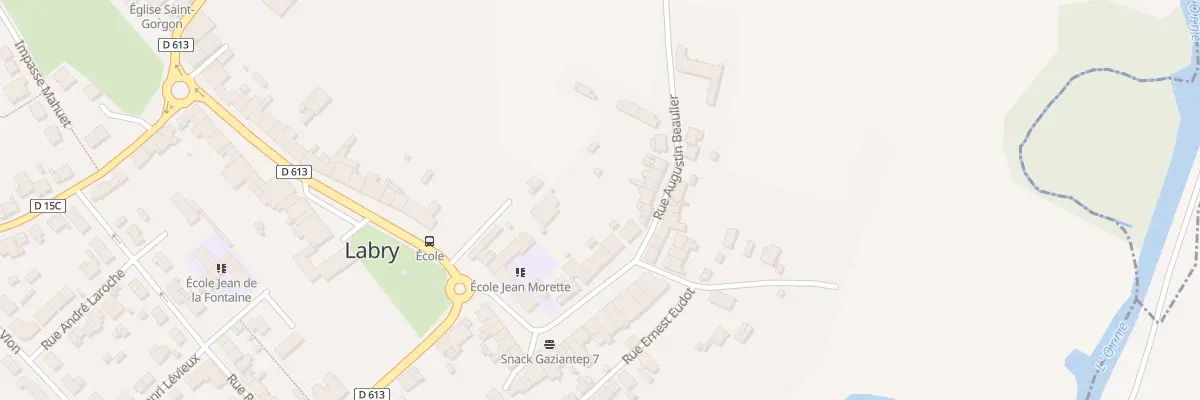 Plan du 1 Rue Beaulier à Labry