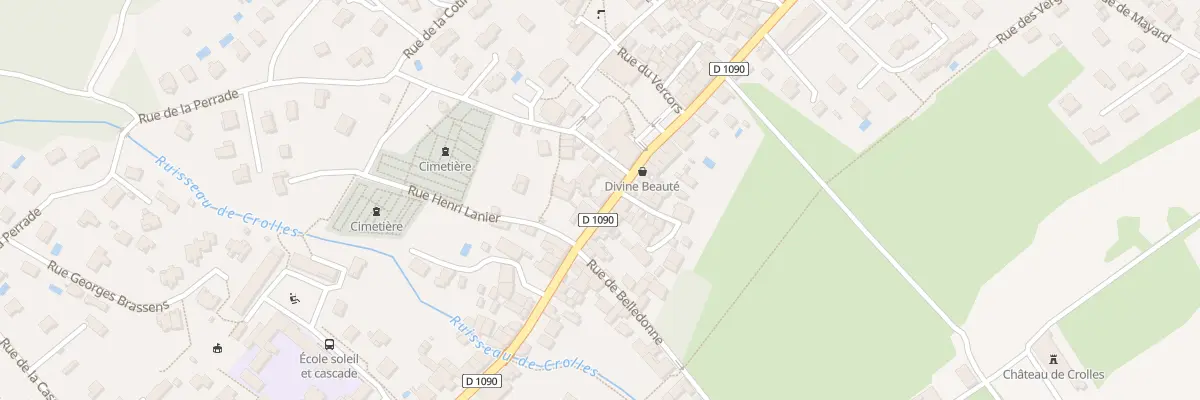 Plan du 277 Av de la Résistance à Crolles