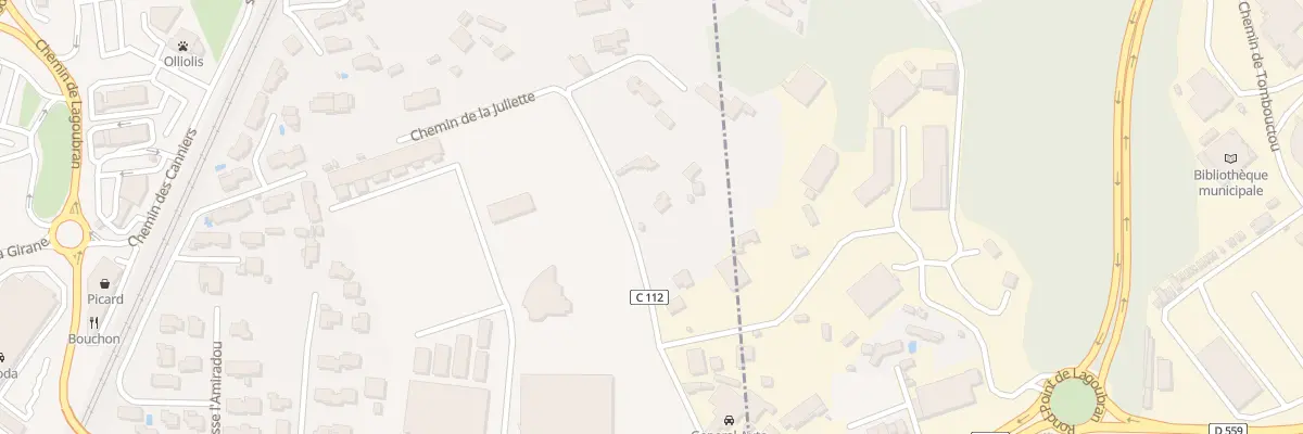 Plan du 302 Che de la Juliètte à Ollioules