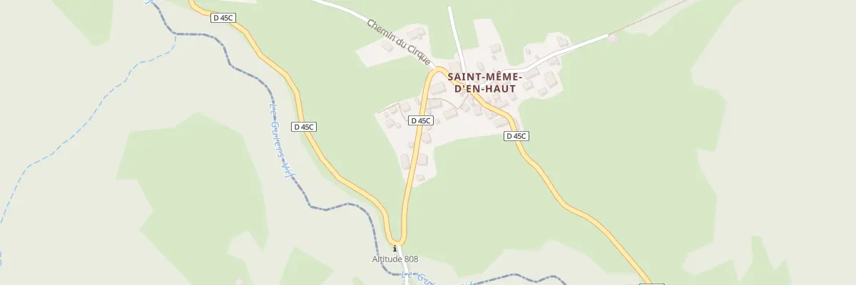 Plan du 5383 Saint Meme d’En Haut à Saint-Pierre-d’Entremont
