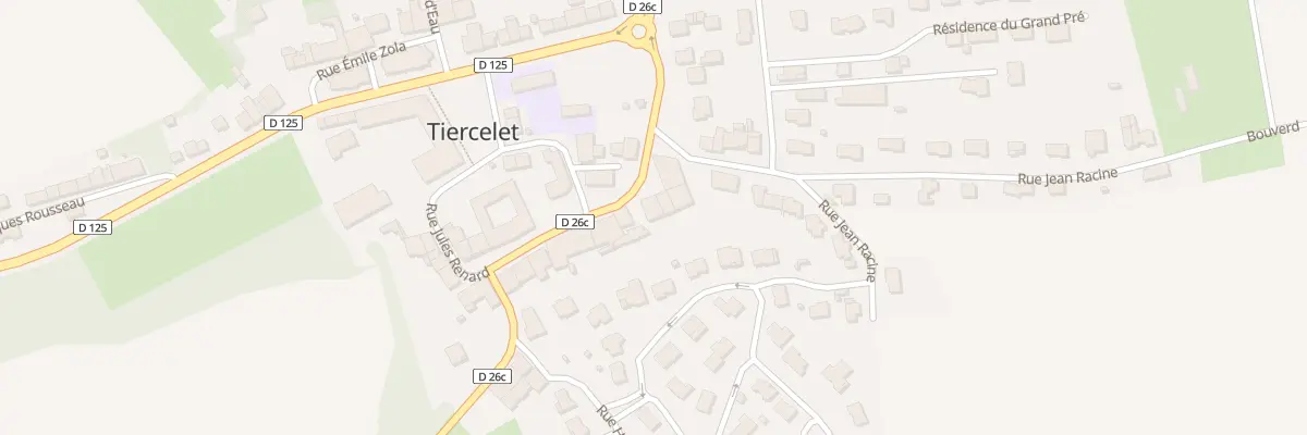 Plan du 14 Rue Honoré de Balzac à Tiercelet