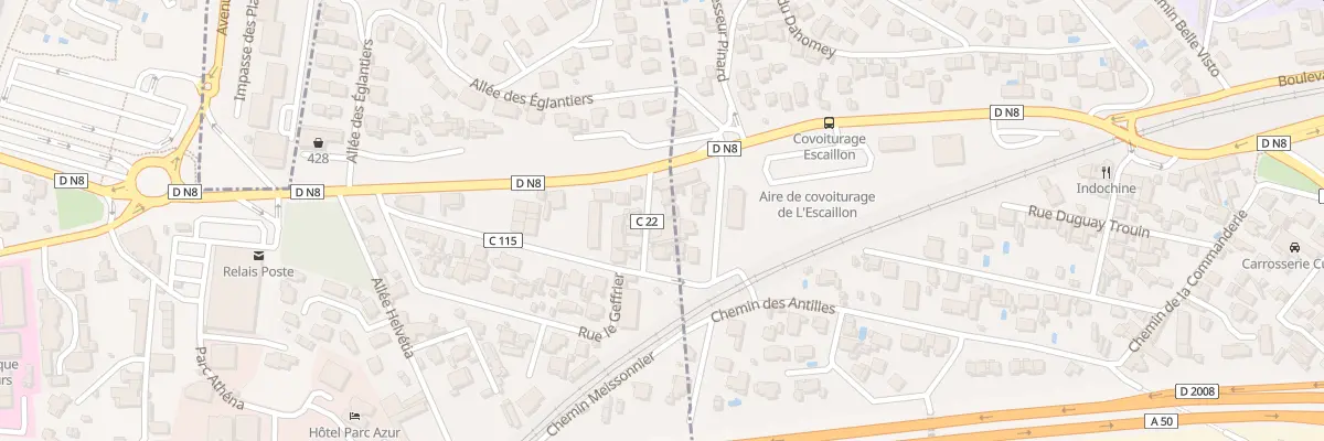 Plan du 39 Che Bonneil à Ollioules