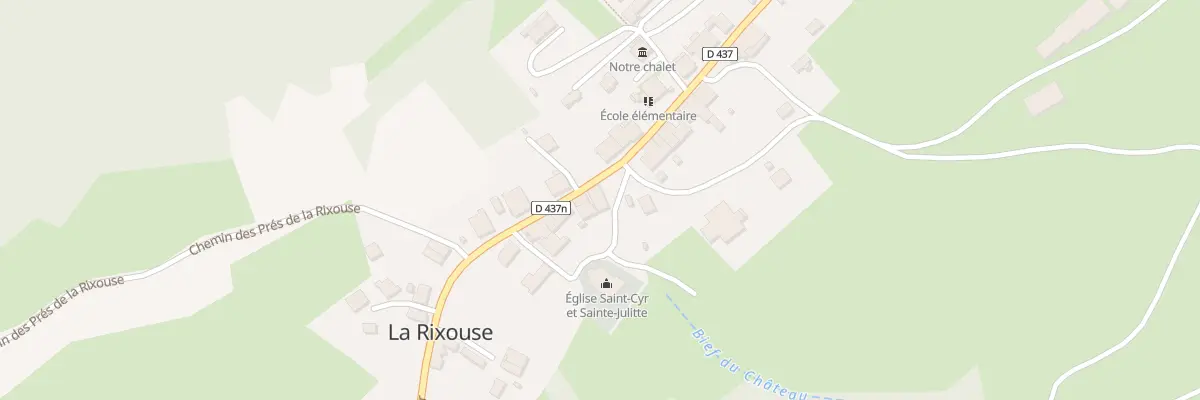 Plan du 1 Rue Saint-Cyr à La Rixouse