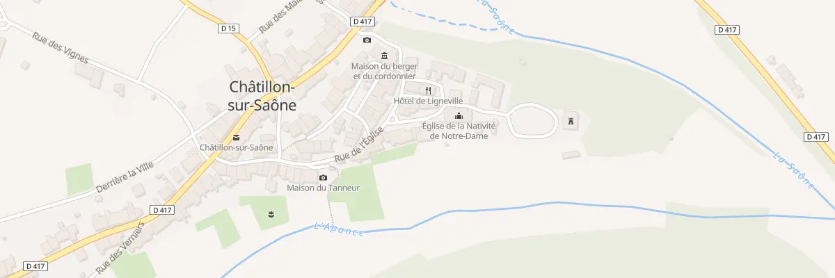 Plan du 36 Rue de l’Eglise à Châtillon-sur-Saône