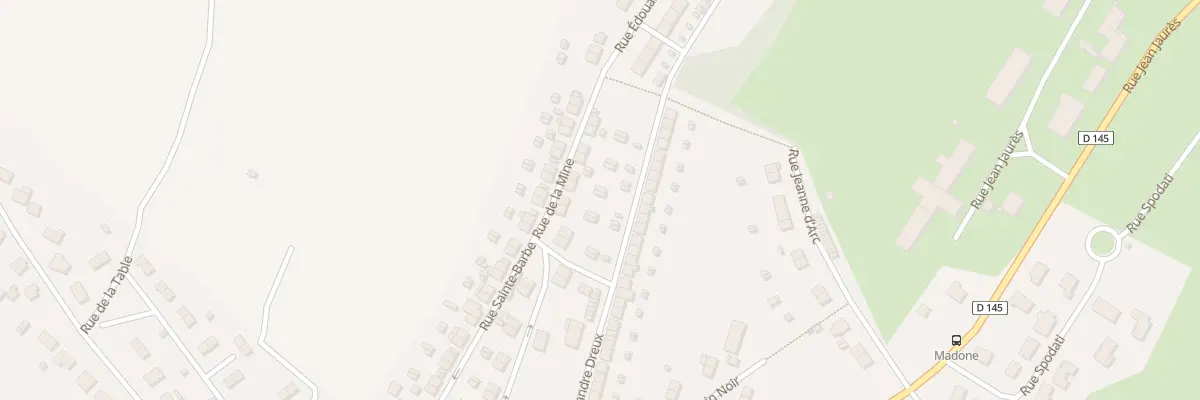 Plan du 75 Rue de la Mine à Tucquegnieux