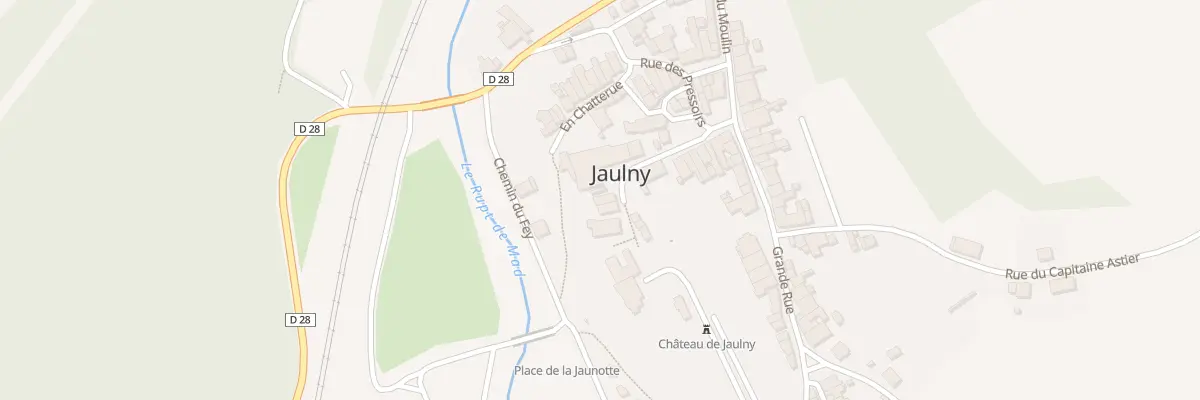 Plan du 3 Rue du Château à Jaulny