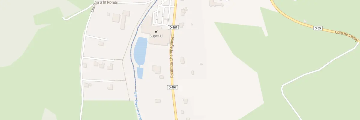 Plan du 9009 Rte de Champagnole à Salins-les-Bains
