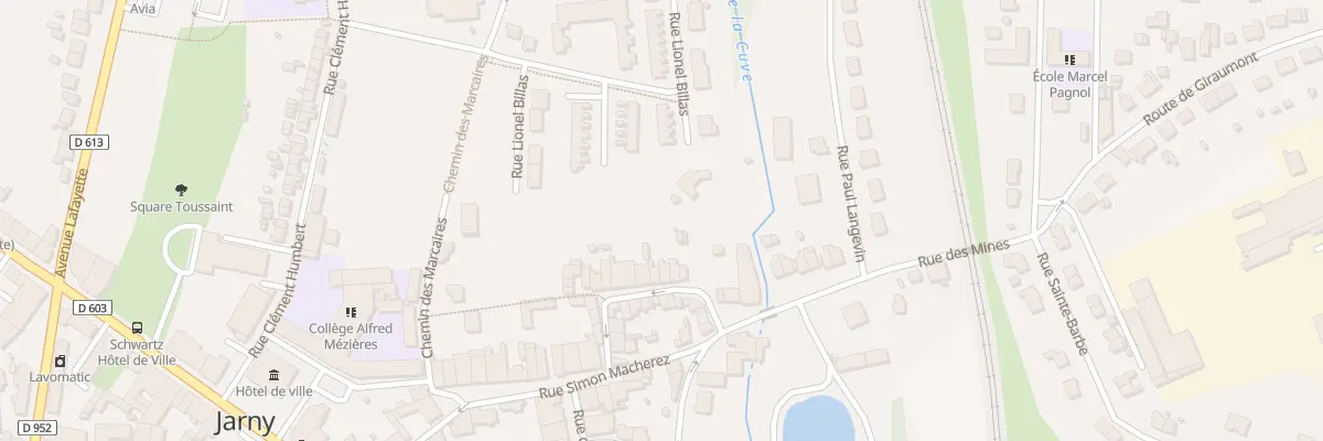 Plan du 29 Rue de Lorraine à Jarny
