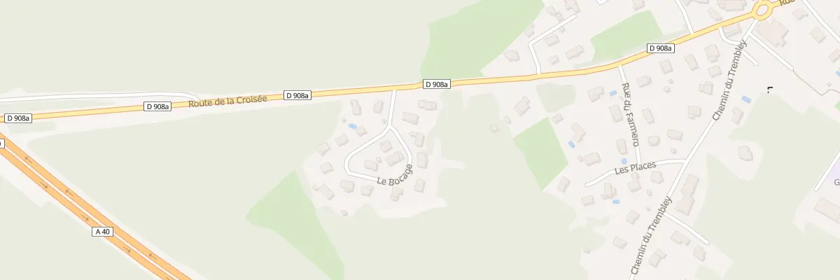 Plan du 250 Le Bocage à Clarafond-Arcine