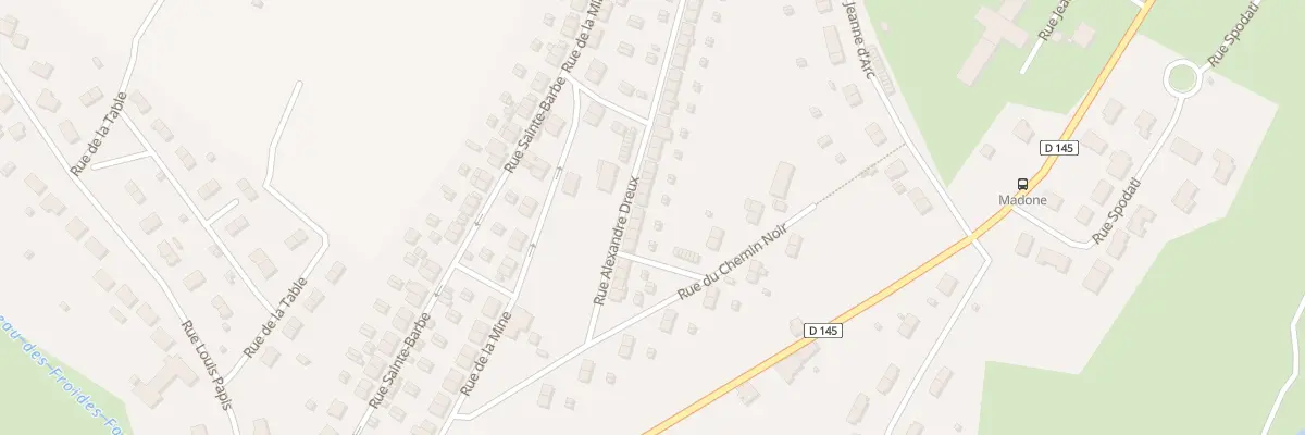 Plan du 25 Rue Alexandre Dreux à Tucquegnieux