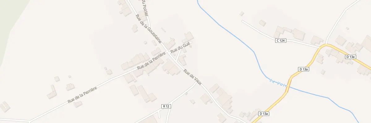 Plan du 370 Rue de Vaux à Dombrot-sur-Vair