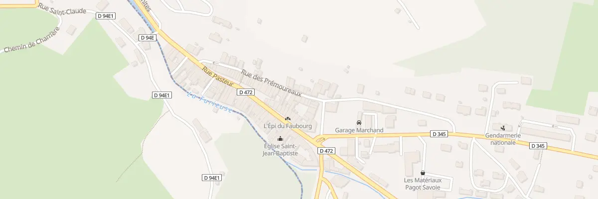 Plan du 36 Rue des Premoureaux à Salins-les-Bains
