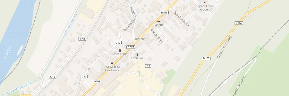 Plan du 25B Bd de la Pologne à Villard-Bonnot