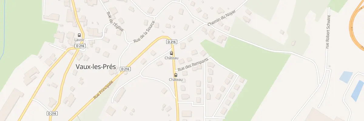 Plan du 1 Rue des Remparts à Chemaudin et Vaux