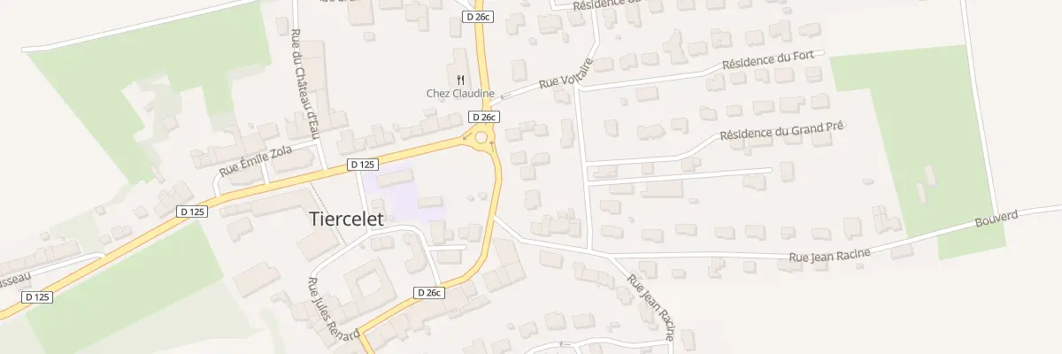 Plan du 17 Rue Honoré de Balzac à Tiercelet