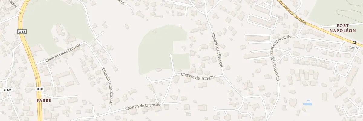 Plan du 472 Che de la Treille à La Seyne-sur-Mer