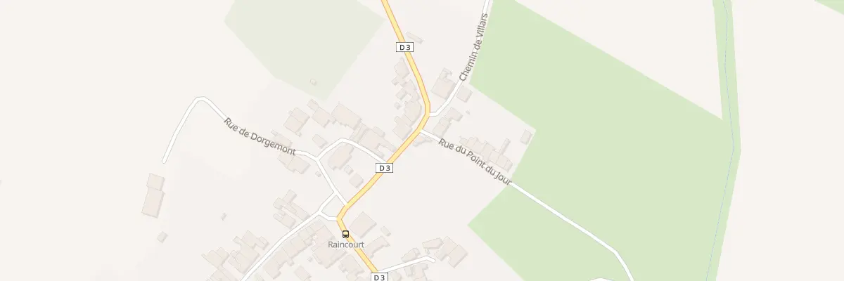 Plan du 1 Rue du Point du Jour à Raincourt