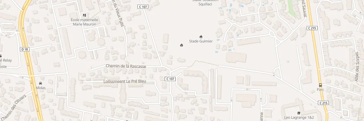 Plan du 445 Vieux Chemin des Sablettes à La Seyne-sur-Mer
