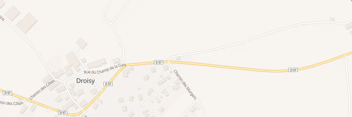 Plan du 283 Rue de la Croix Brochin à Droisy
