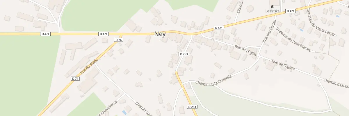 Plan du 70 Rue des Daphnés à Ney