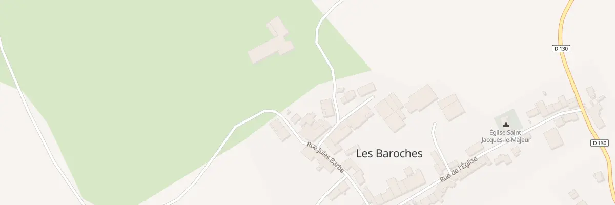 Plan du 14 Rue Jules Barbe aux Baroches