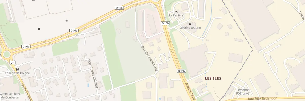 Plan du 58 Rue de chantabord à La Motte-Servolex