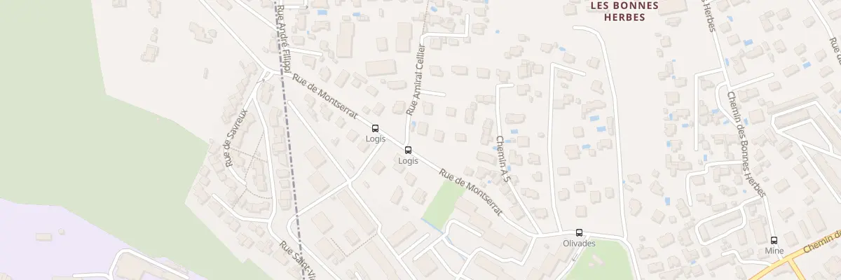 Plan du 428 Rue de Montserrat à Toulon