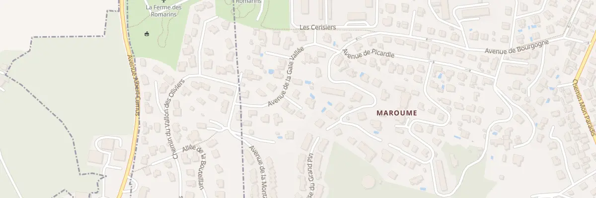 Plan du 19 Av de la Gaie Vallée à Toulon