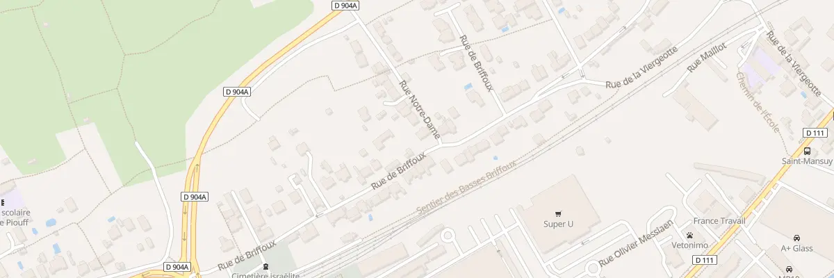 Plan du 194 Rue de Briffoux à Toul