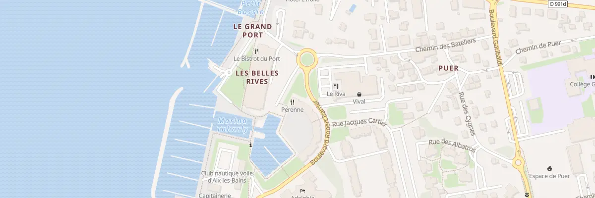 Plan du 100 Bd Robert Barrier à Aix-les-Bains