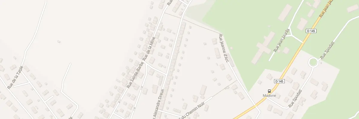 Plan du 12 Rue Alexandre Dreux à Tucquegnieux