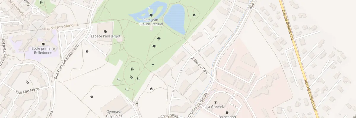 Plan du 85 All du Parc à Crolles
