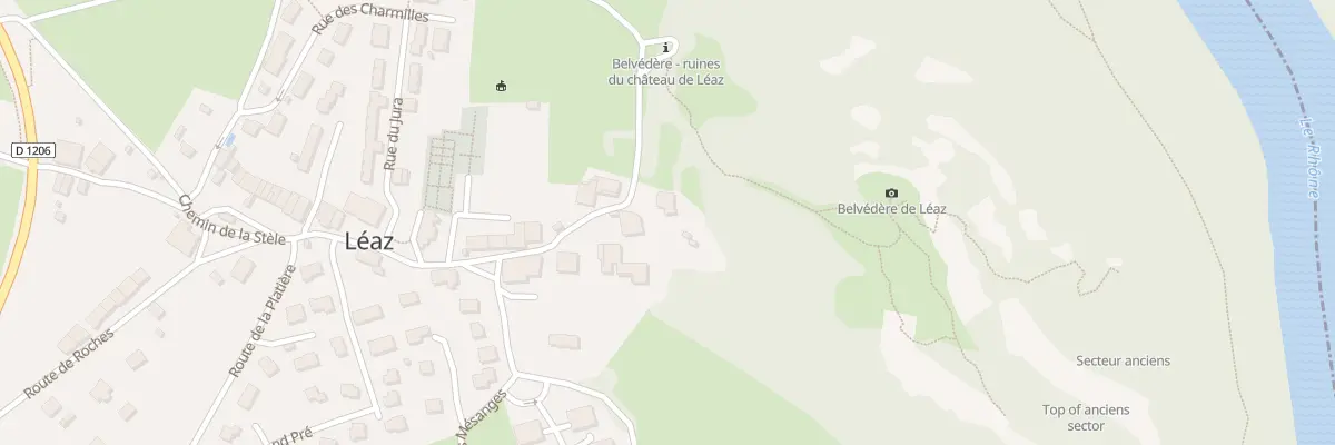 Plan du 6 Che des Moulins à Léaz