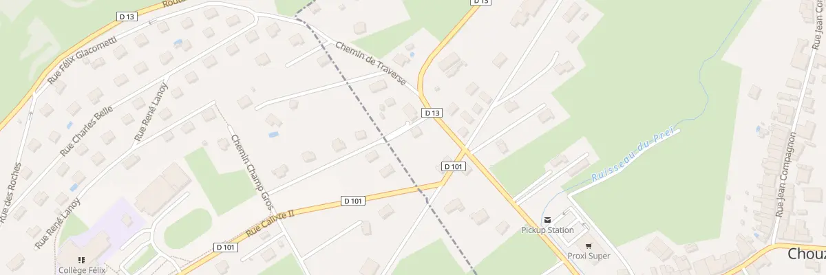 Plan du 13 Rte de Busy à Vorges-les-Pins