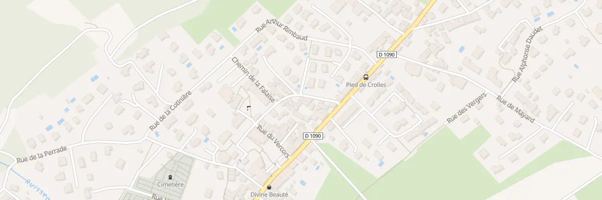 Plan du 94 Rue de l’Eperon à Crolles