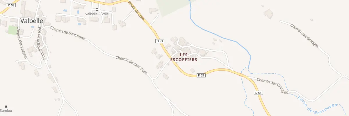 Plan du 5049 Les Escoffiers à Valbelle