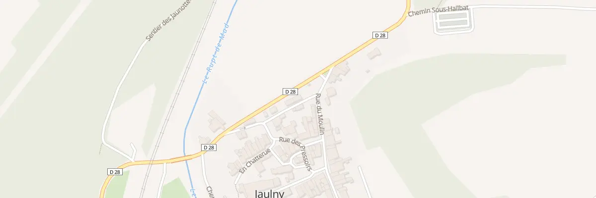 Plan du 7 Rue de l’Ancienne Poste à Jaulny