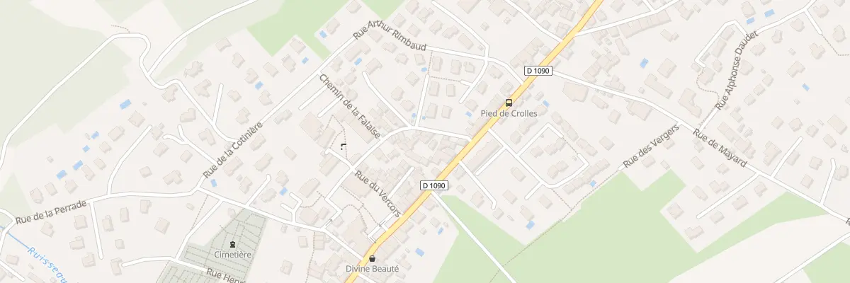 Plan du 120 Rue de l’Eperon à Crolles