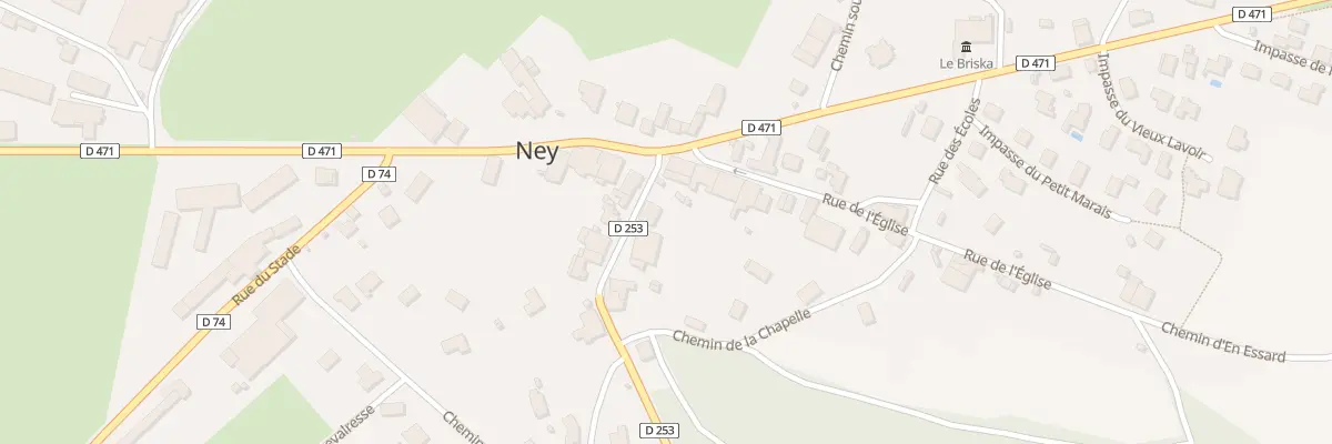 Plan du 45 Rue des Daphnés à Ney