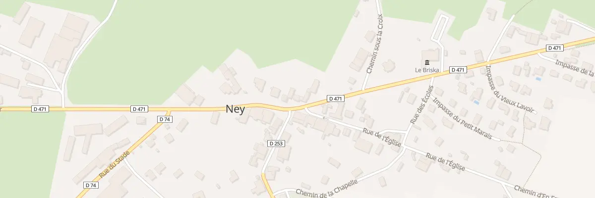 Plan du 1 Rte de Champagnole à Ney