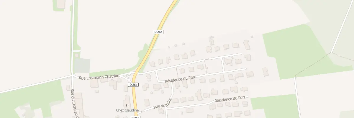 Plan du 4 Res du Parc à Tiercelet