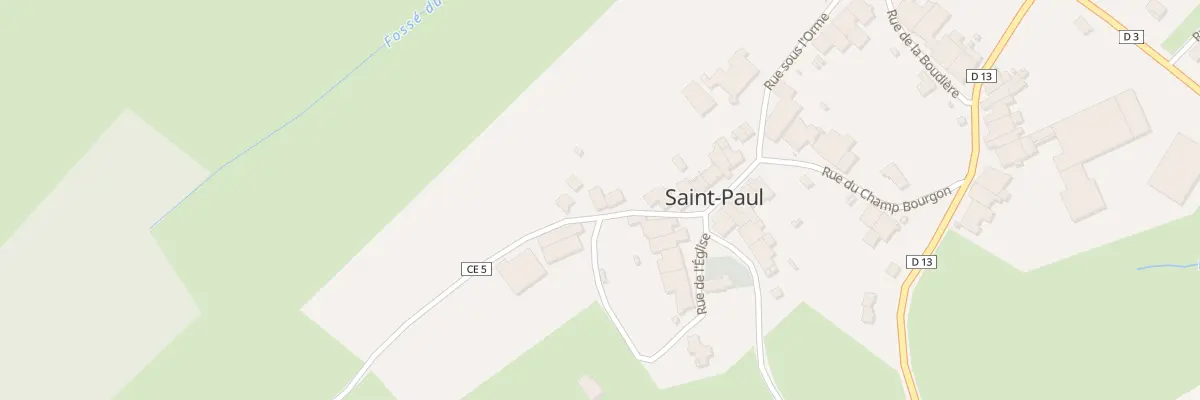 Plan du 5004 Rue de l’Atre à Saint-Paul