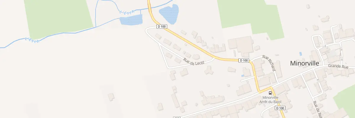 Plan du 1 Rue de Lectil à Minorville