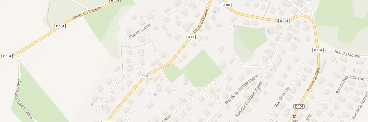 Plan du 13 Rte d’Osselle à Torpes