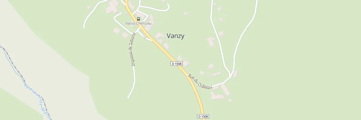 Plan du 173 Rte de Frangy à Vanzy