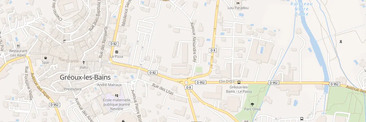 Plan du 5560 Rpt du Gryselis à Gréoux-les-Bains