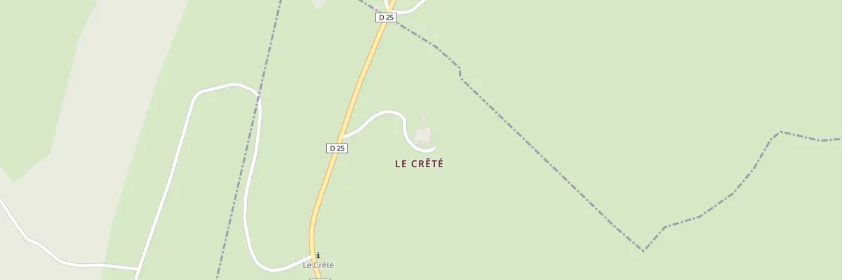 Plan du 5034 Le Cretet à Bellecombe